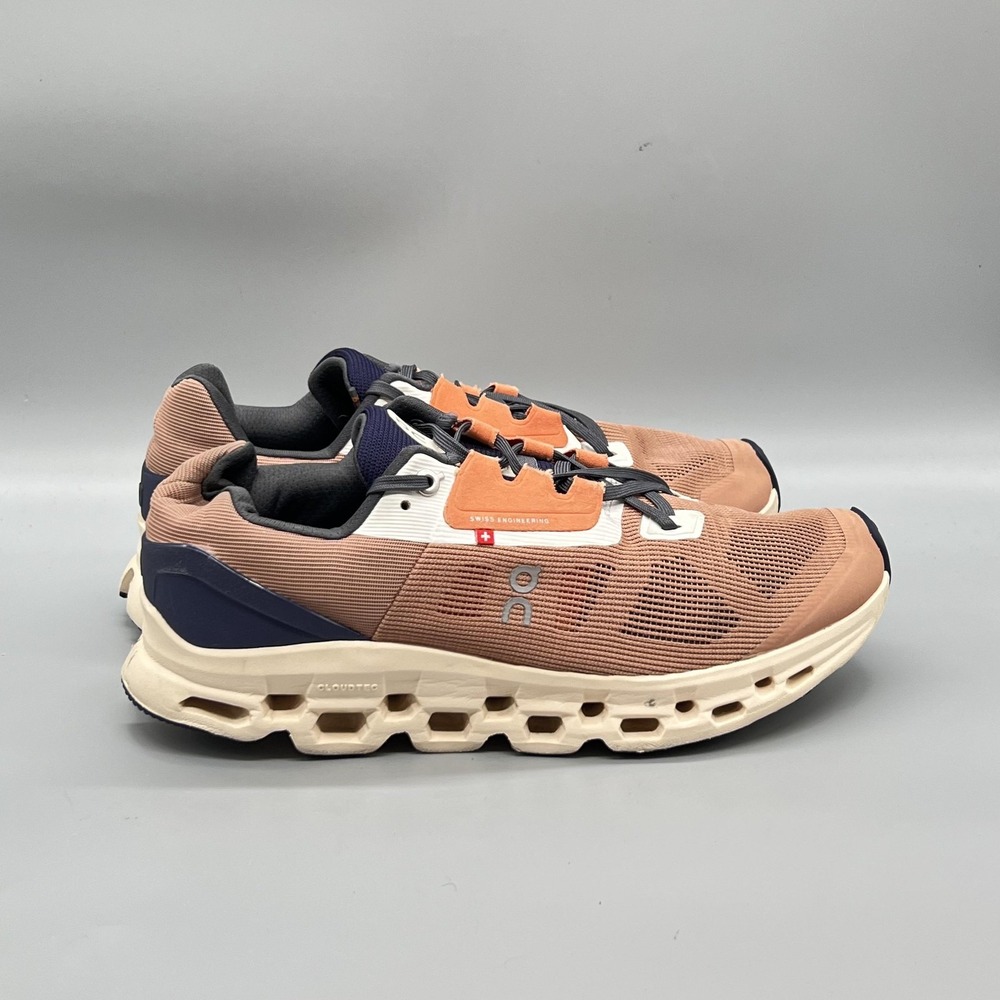 On Shoes Womens 10.5 Multicolor Mesh Cloudstratus Running Sneakers Comfort